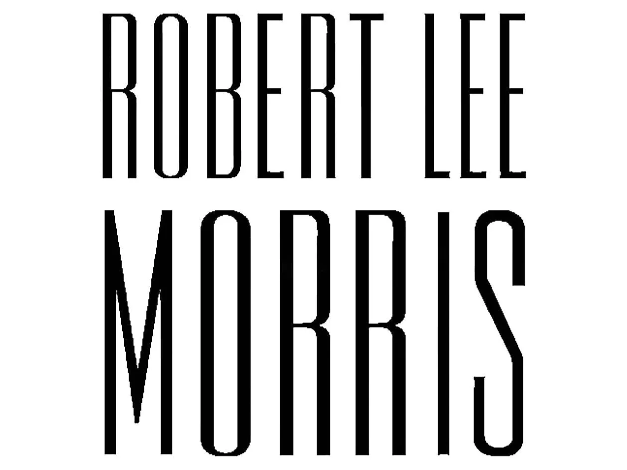 Text reading 'Robert Lee Morries' in tall black font on a white background.