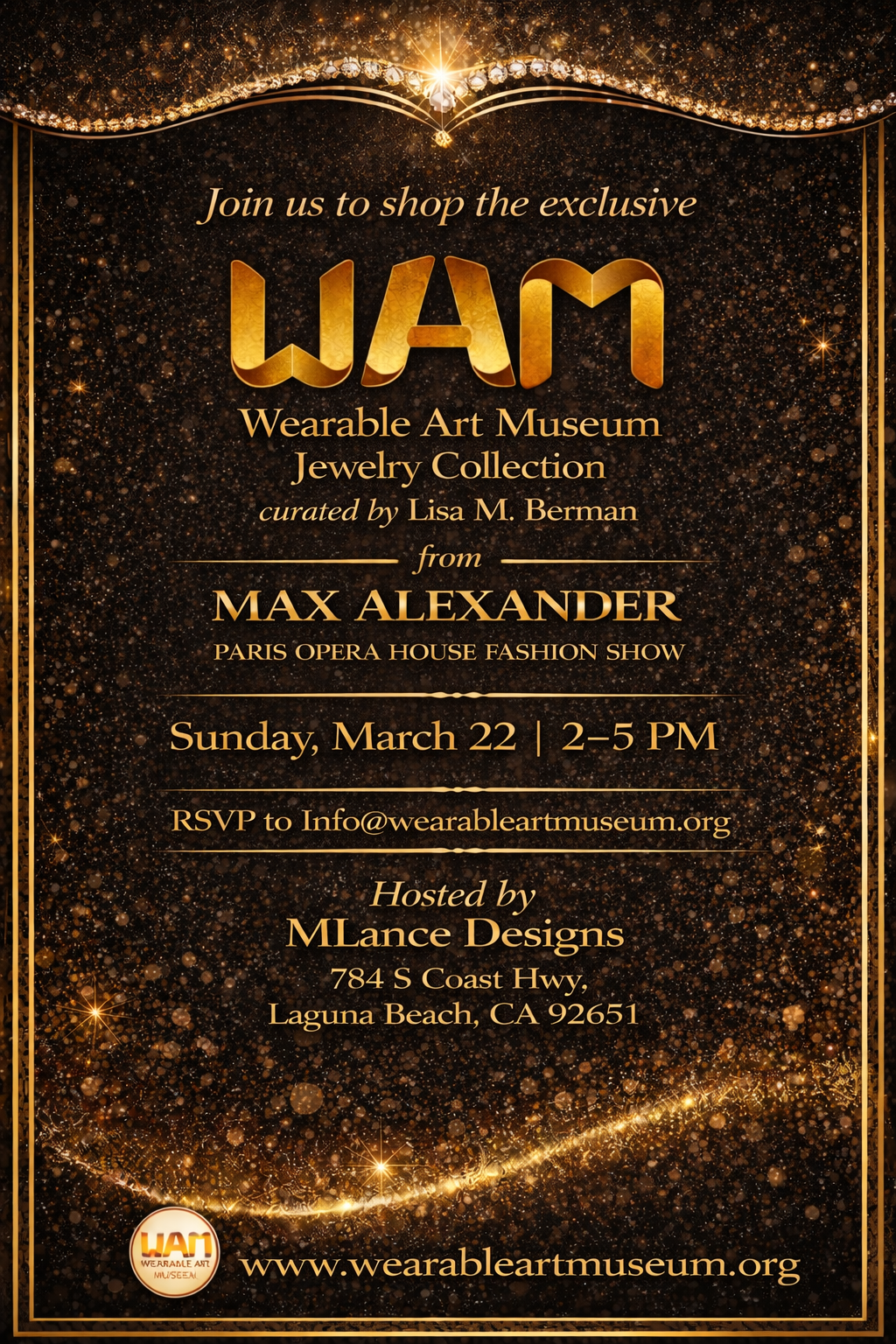 Laguna Beach Fundraiser - Shop WAM!'s curated PFW looks for Max Alexander. 