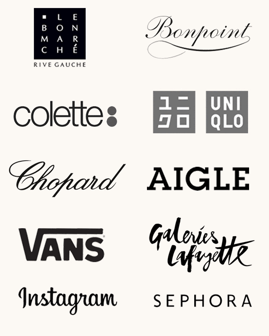 Partenaires du studio qui ont collaboré avec Eva Bromberg, pour réaliser des pièce exclusives et créatives.