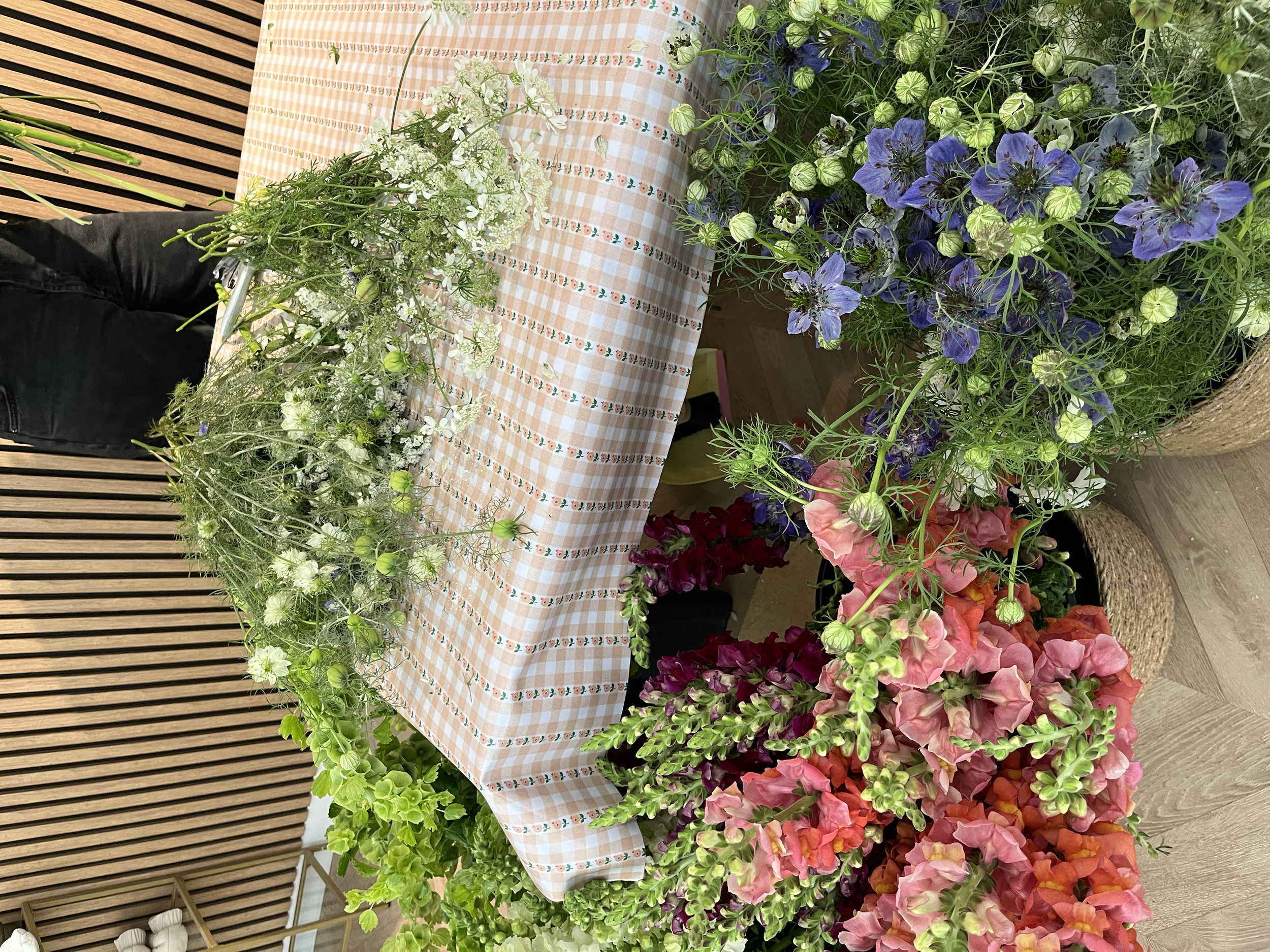Bar à bouquets de fleurs pour Publicis 