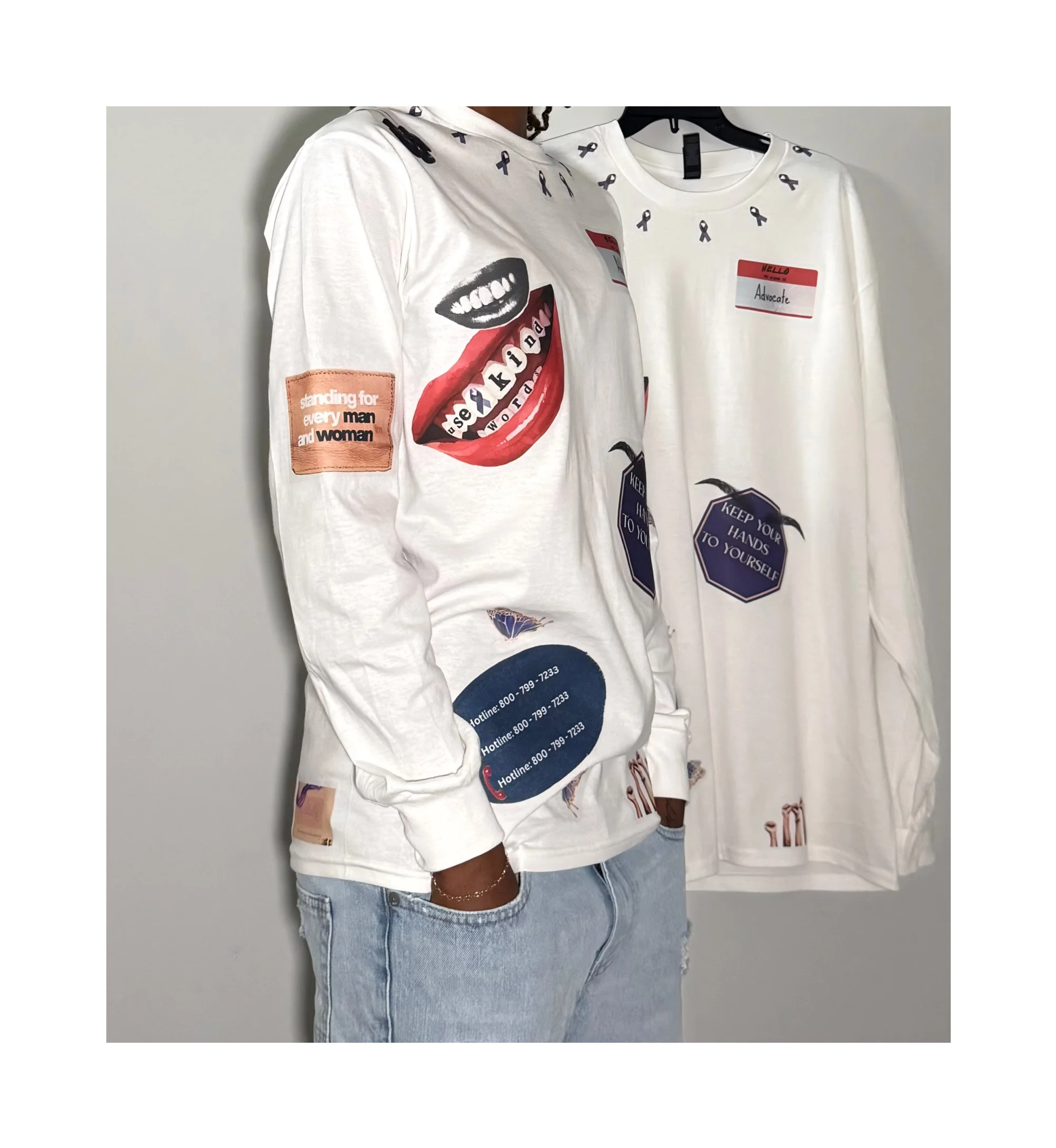 Domestic Violence Awareness Long Sleeve T