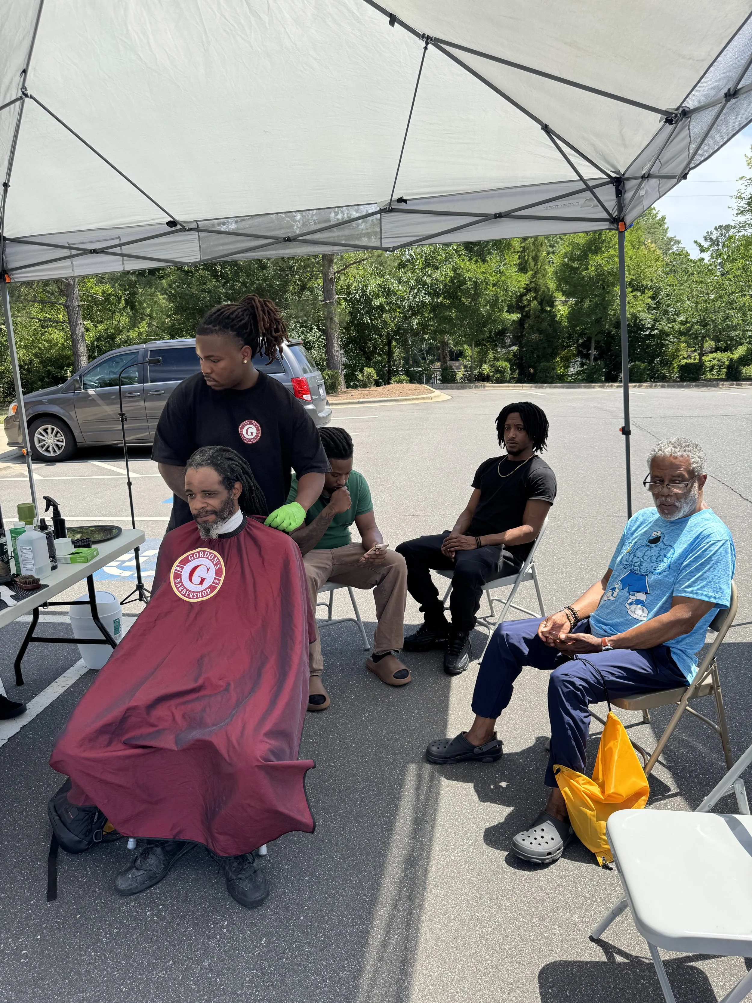 Free Haircuts provided by the Mad Scientist