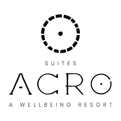 Logo of ACRO Suites, a wellbeing resort.
