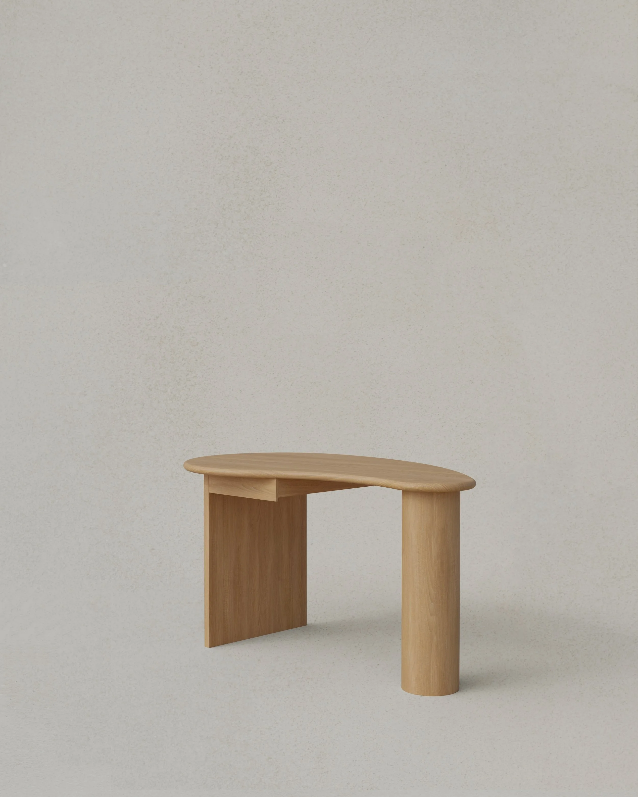 Kidney Desk Pencil Drawer Small Natural 45.jpg