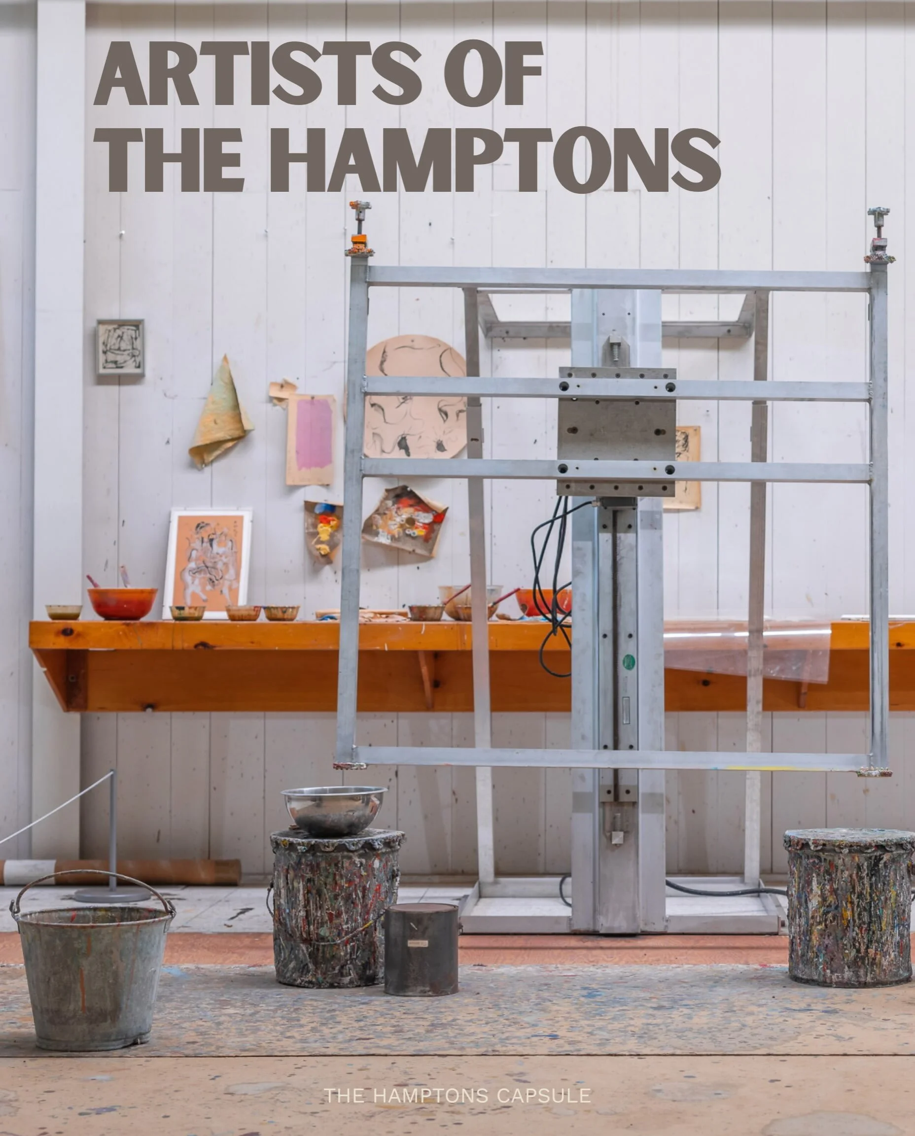Artists of the Hamptons.

In the mid-twentieth century, the Hamptons drew artists east from the city and became an important centre for Abstract Expressionism.

A selection of works by some of our favourite artists.