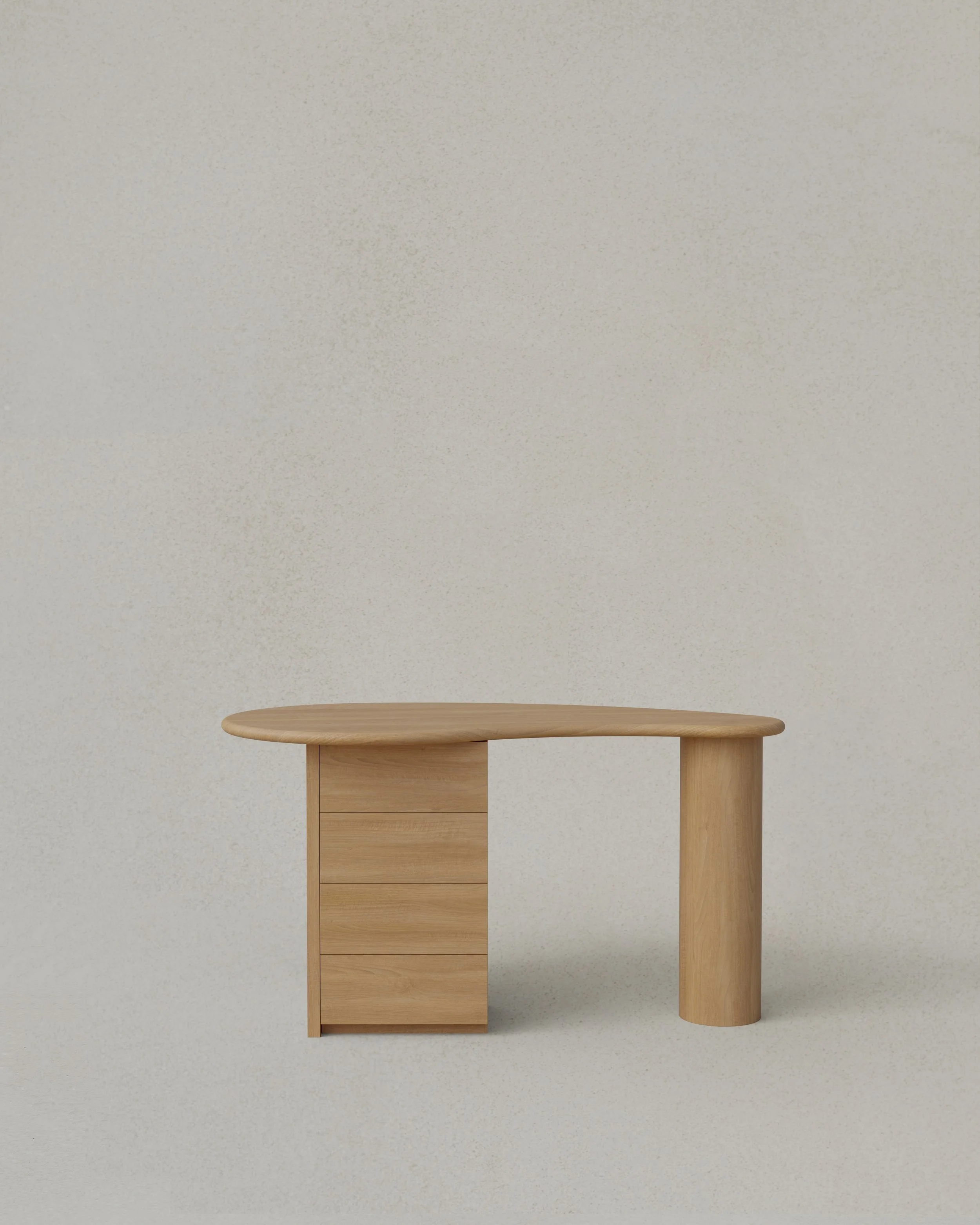 Kidney Desk Full Drawers Small Natural Front.jpg