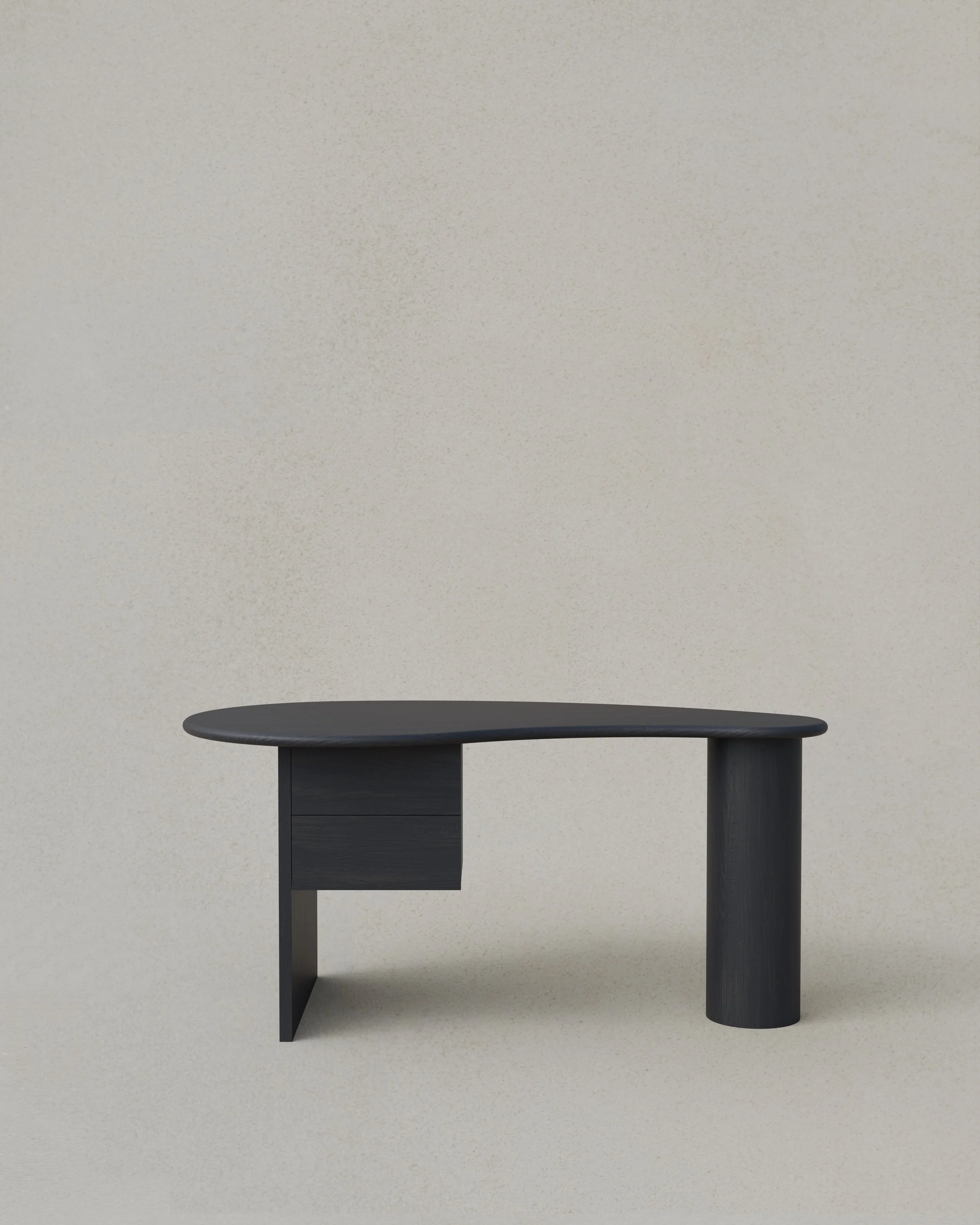 Kidney Desk 2 Drawers Med Black Front.jpg