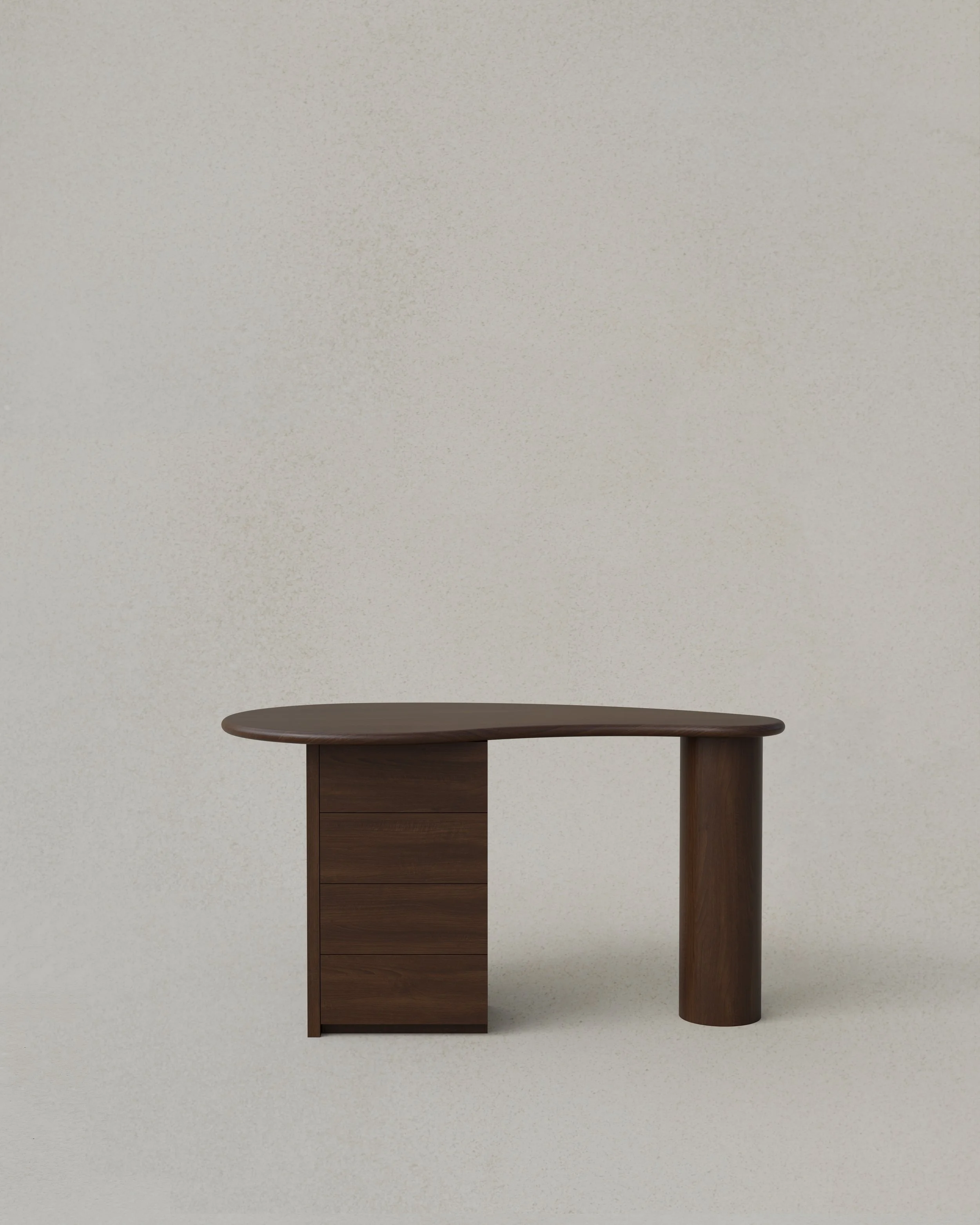 Kidney Desk Full Drawers Small Choc Front.jpg