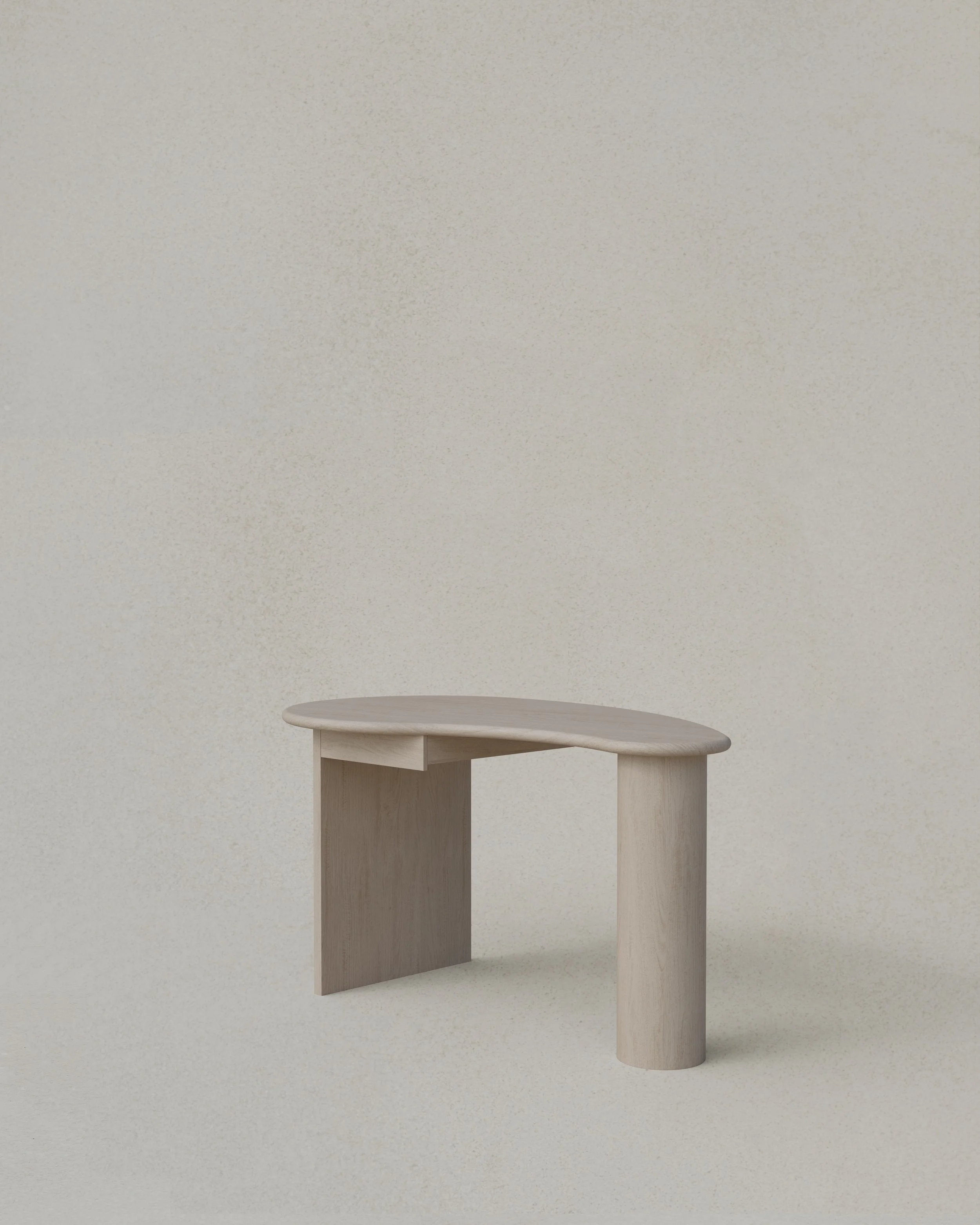 Kidney Desk Pencil Drawer Small White 45.jpg