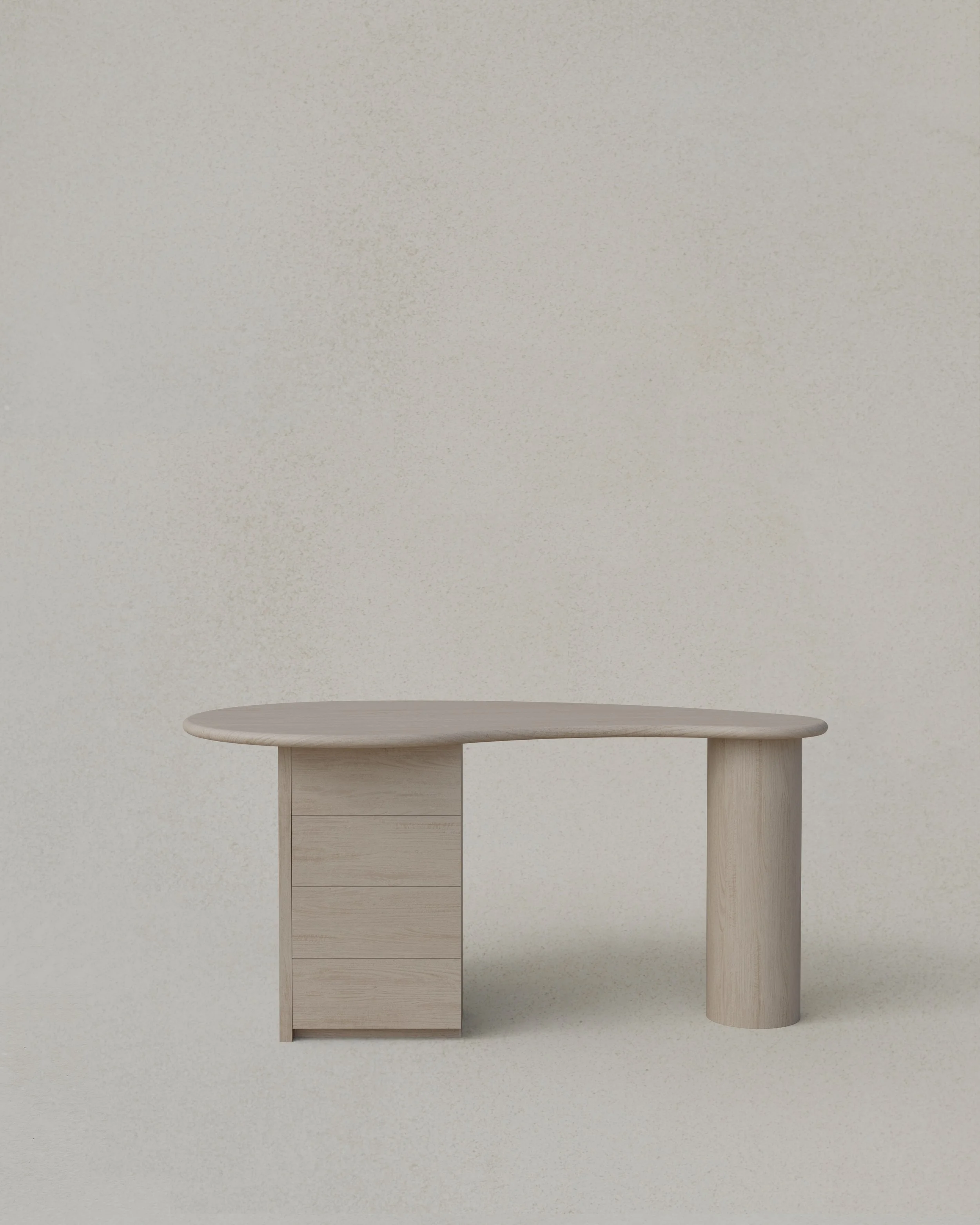 Kidney Desk Full Drawers Medium White Front.jpg