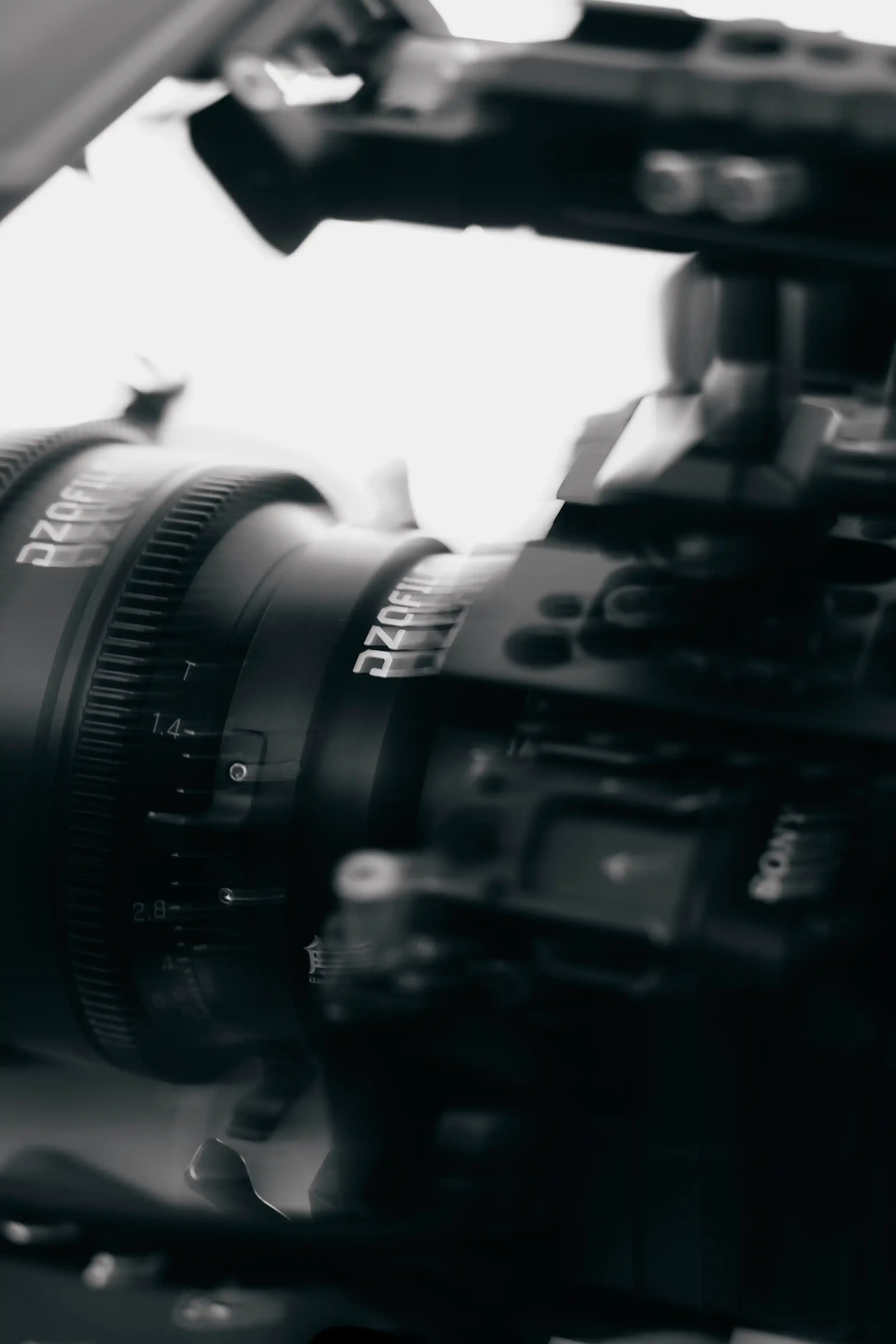 objectif DZO FILM ARLES PRIME monter sur SONY FX3 avec flou de mouvement
