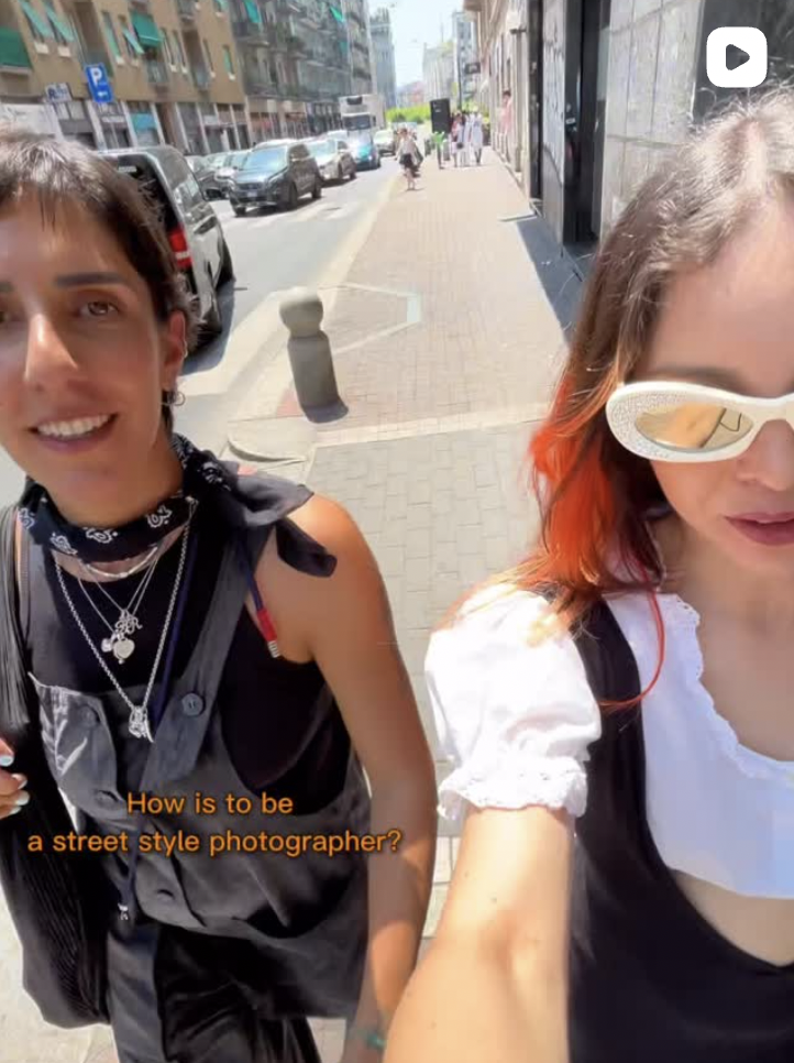 Interviewing  Streetstyle Photographer @francescababbi during Milan Fashion Week