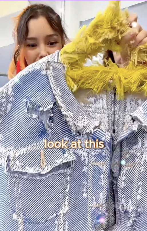 Interview with Kelly Konings during Denim Première Vision.