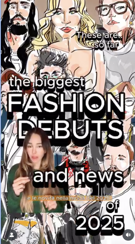 Fashion News: An illustrated recap on the fashion debuts and news of 2025.