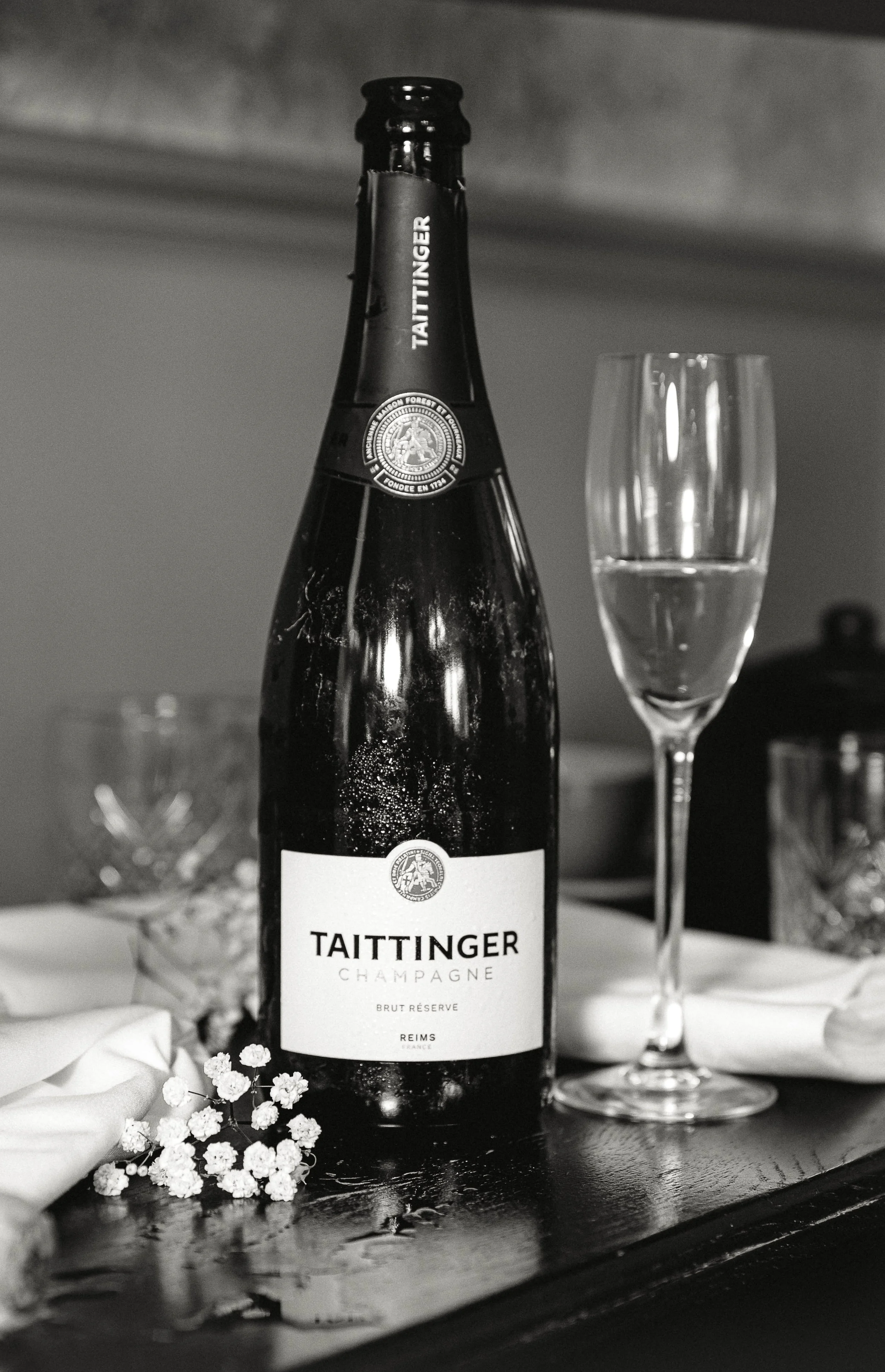 Wedding champagne at Farmhouse At Redcoats Hertfordshire