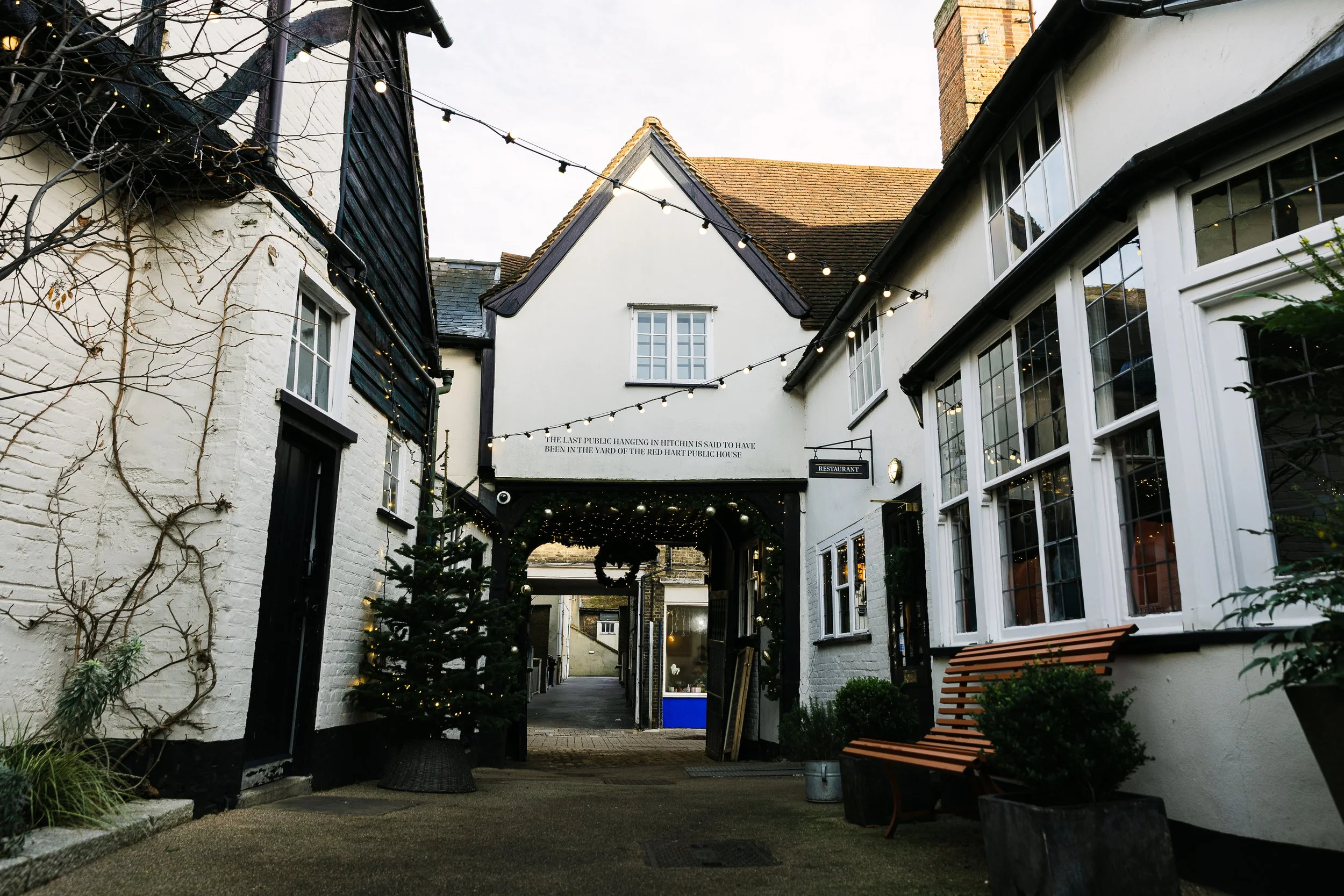Winter wedding venue in Hertfordshire