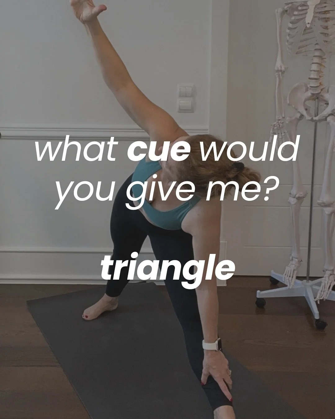 ✏️Quick anatomy lesson from my practice today.

One of the most common patterns I see in Triangle Posture? Shoulder and chest alignment that&rsquo;s missing balance.

And here&rsquo;s the thing - when teachers understand what they&rsquo;re seeing, th