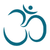 graphic of ohm symbol for philosophy and history of yoga for yoga teacher training portugal