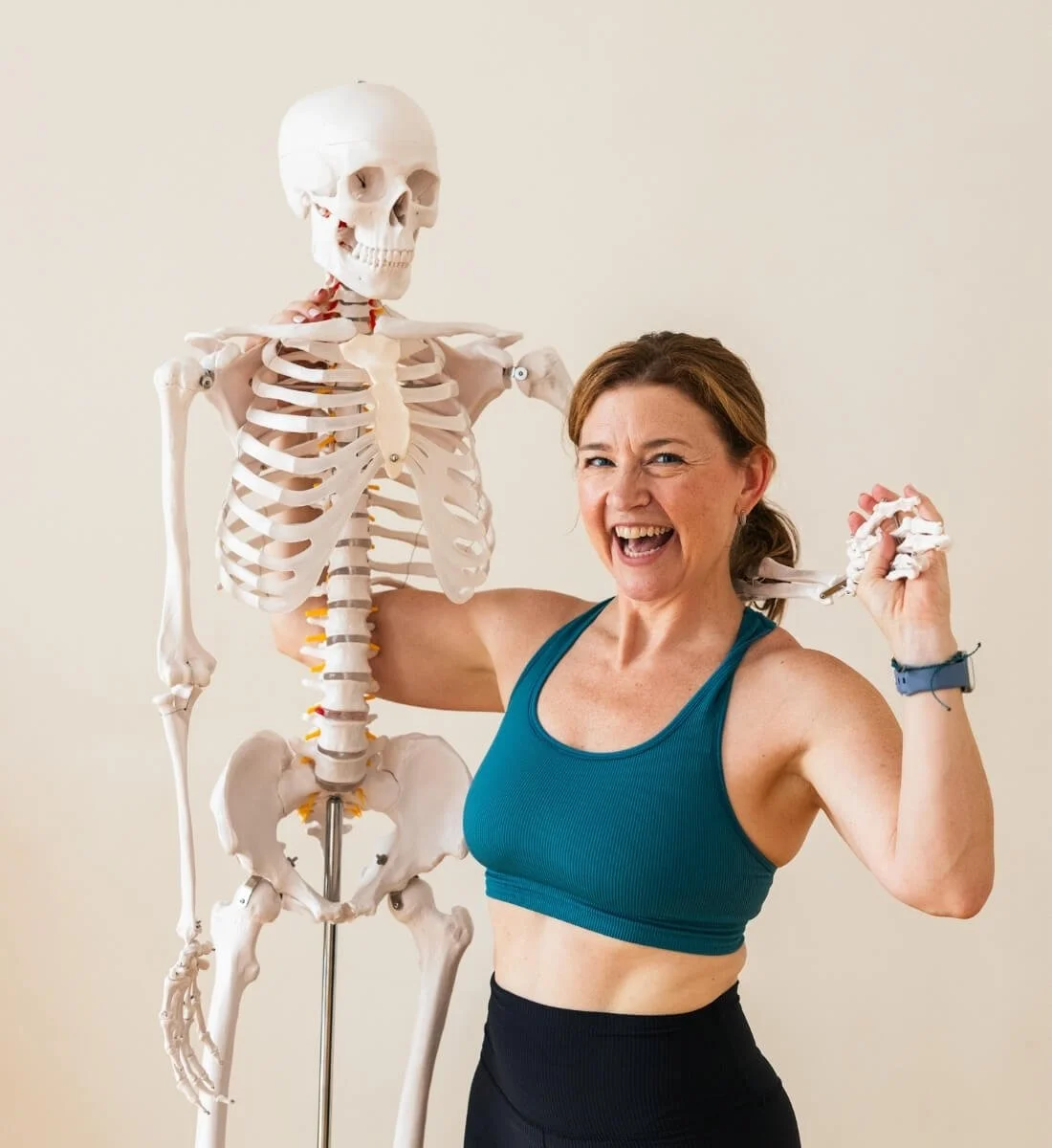 Dr. Trish Corley, Doctor of Physical Therapy and yoga teacher, based on the Estoril Coast in Portugal