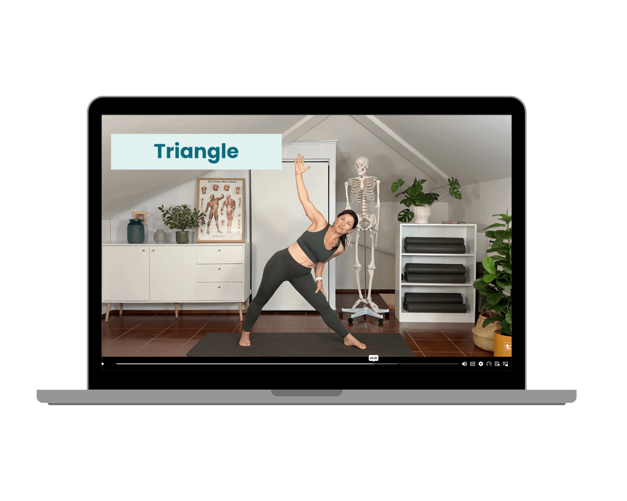 Dr Trish Corley teaching triangle alignment cues in the Cueing Breakthrough Training