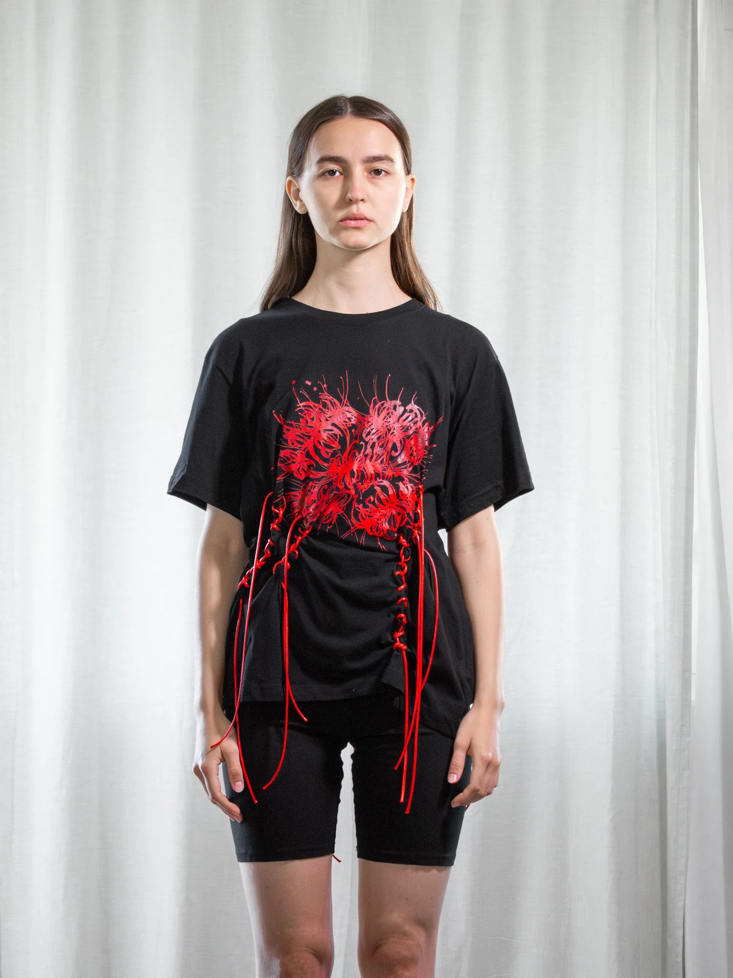 Manipulated Black Kusari Tshirt