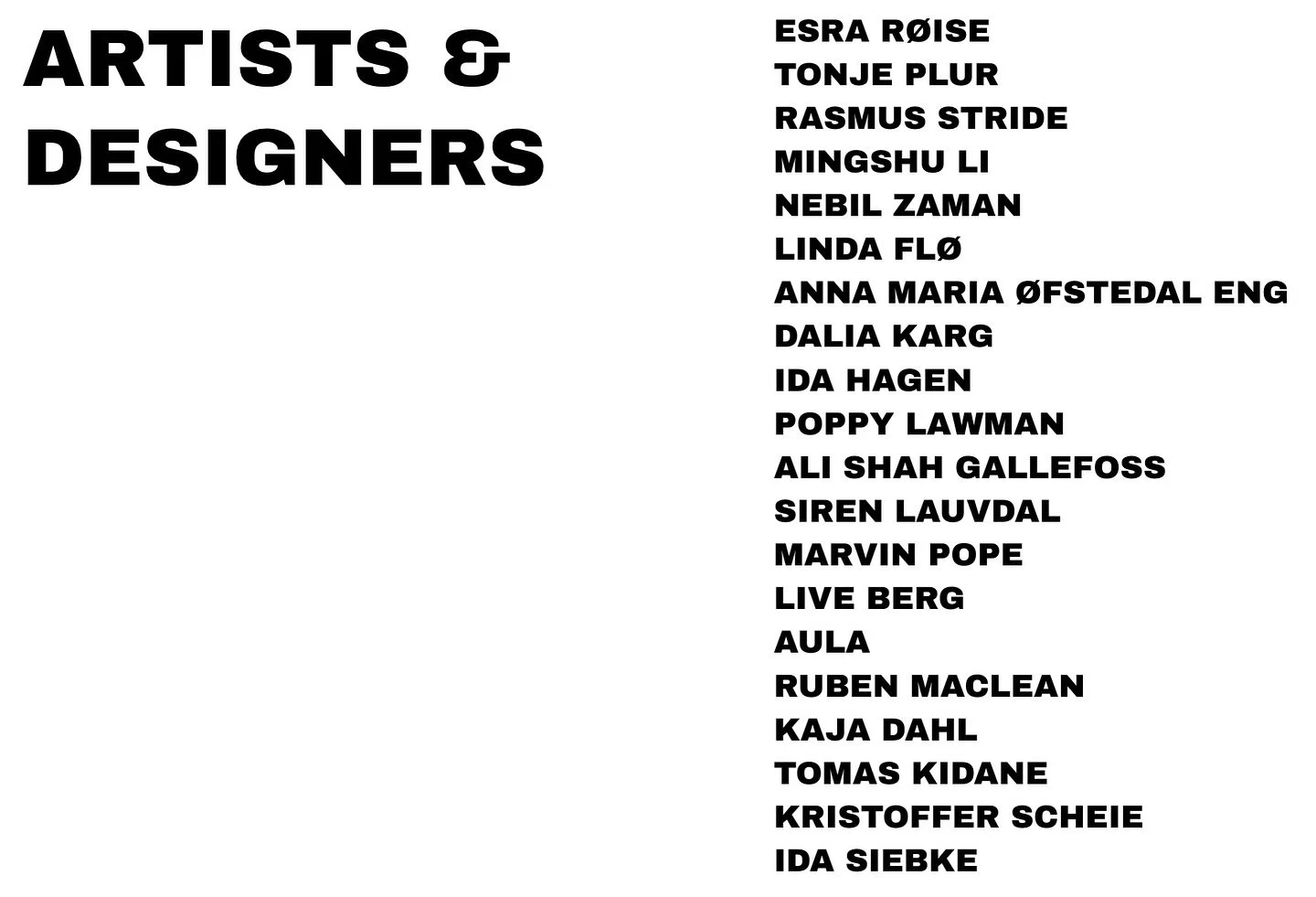 Chef's Kiss 👌🏽 exhibition consists of 20 artists &amp; designers based in Norway. 
Chef&rsquo;s kiss is an expression of pure apperciation, 
a gesture to say something is simply excellent. 

We've prepared a delicious tasting menu of art &amp; desi