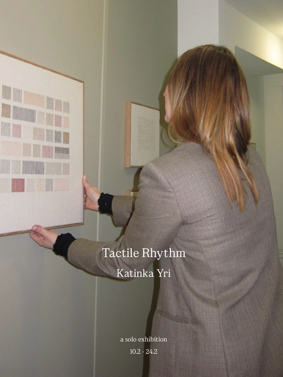 Tactile Rhythm, a solo exhibition by Katinka Yri. Yri presents minimalistic embroidery works inspired by architecture, material, and rhythm. @atelier.yri 

DM for price and info 

📍&nbsp;10.2 - 24.2 
  D142&nbsp;
  Markveien 32