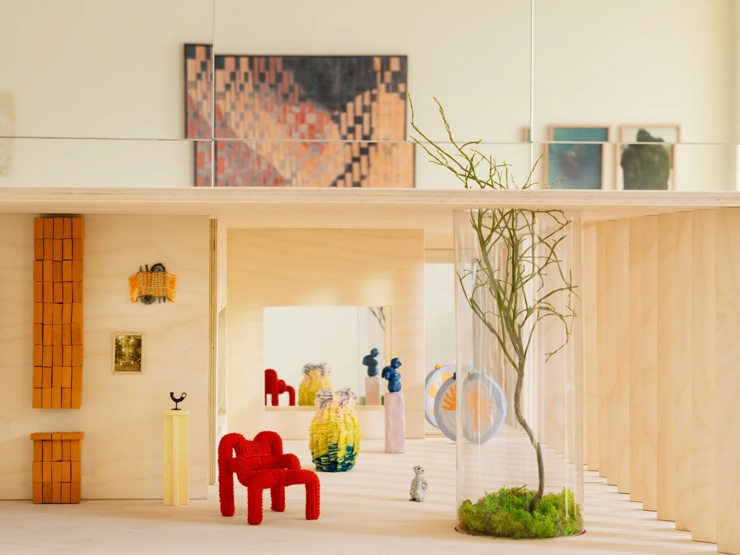 ~ Welcome to the exhibition Et Dukkehjem ~ 
a group exhibition exploring the intersection of art, design, architecture, and the home through a dialogue between miniature and full-scale objects.

Exhibitors: 

Maisam Mahdi &bull; @maisamnm 
Carsten L&