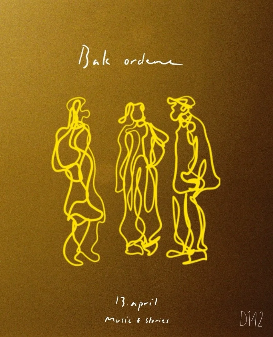 Live music evening at D142 🎶
April 13 we welcome you to Bak ordene &ndash; Fortellinger om hjem og tilh&oslash;righet 

A unique evening of folk &amp; art music with stories about home, identity and belonging.

Preformed by: 
James Girling - guitar 