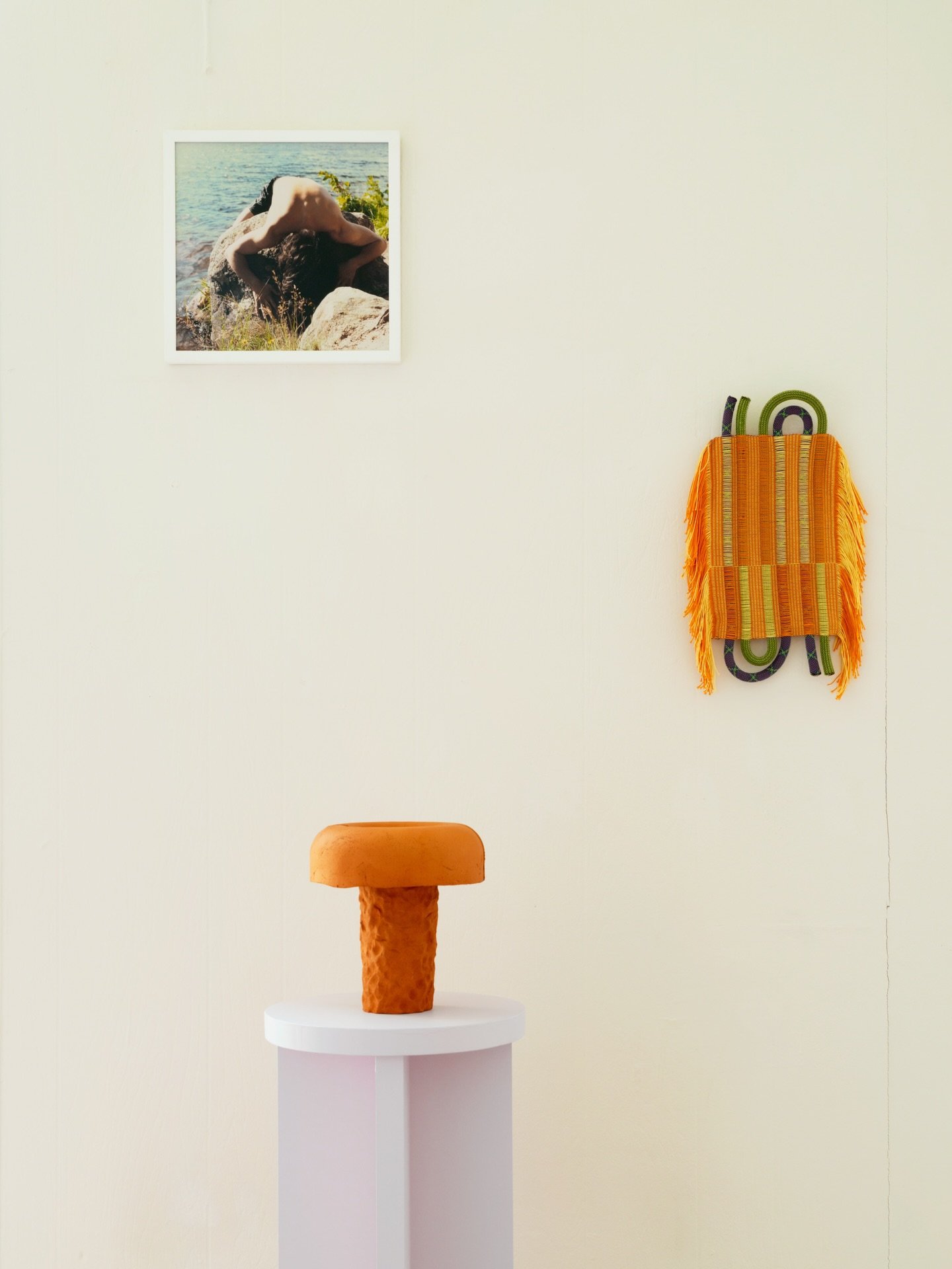 @tobias.berg Krans table lamp explores the boundary between object and atmosphere. 
A sculptural lamp inspired by primitive lanterns and architectural columns.

Handcrafted in terracotta, the lamp reveals a textured, almost geological surface that be