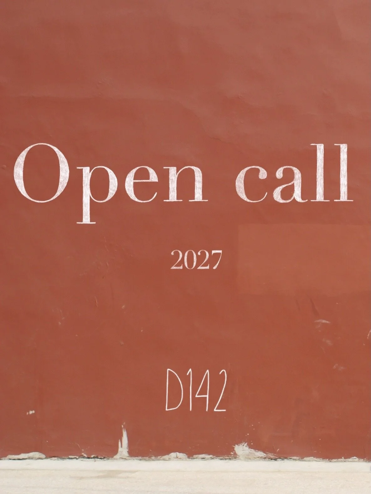 OPEN CALL &mdash; 2027
D142 is seeking artists and designers based in Norway for group exhibitions in Spring - Summer 2027.

We welcome applications from both emerging and established practitioners working across contemporary art and collectible desi