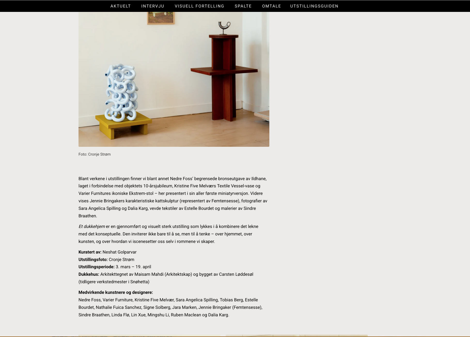 Magasinet Kunst - D142 - Et Dukkehjem