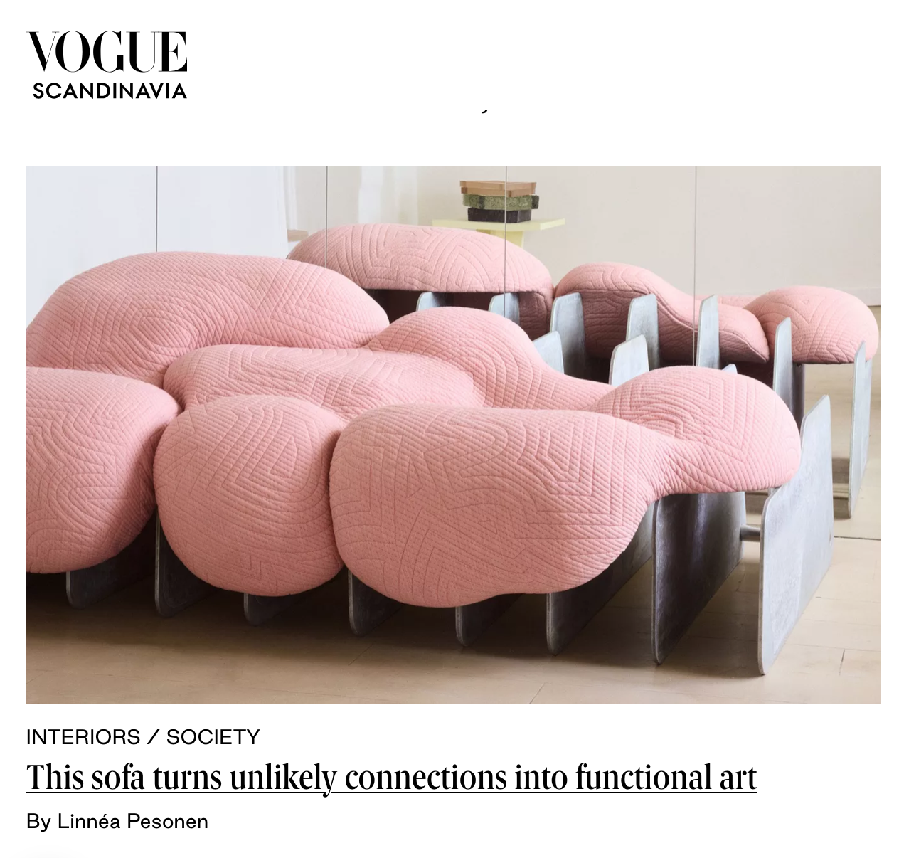 Vogue scandinavia - D142 gallery - Vestre - Vincent Laine