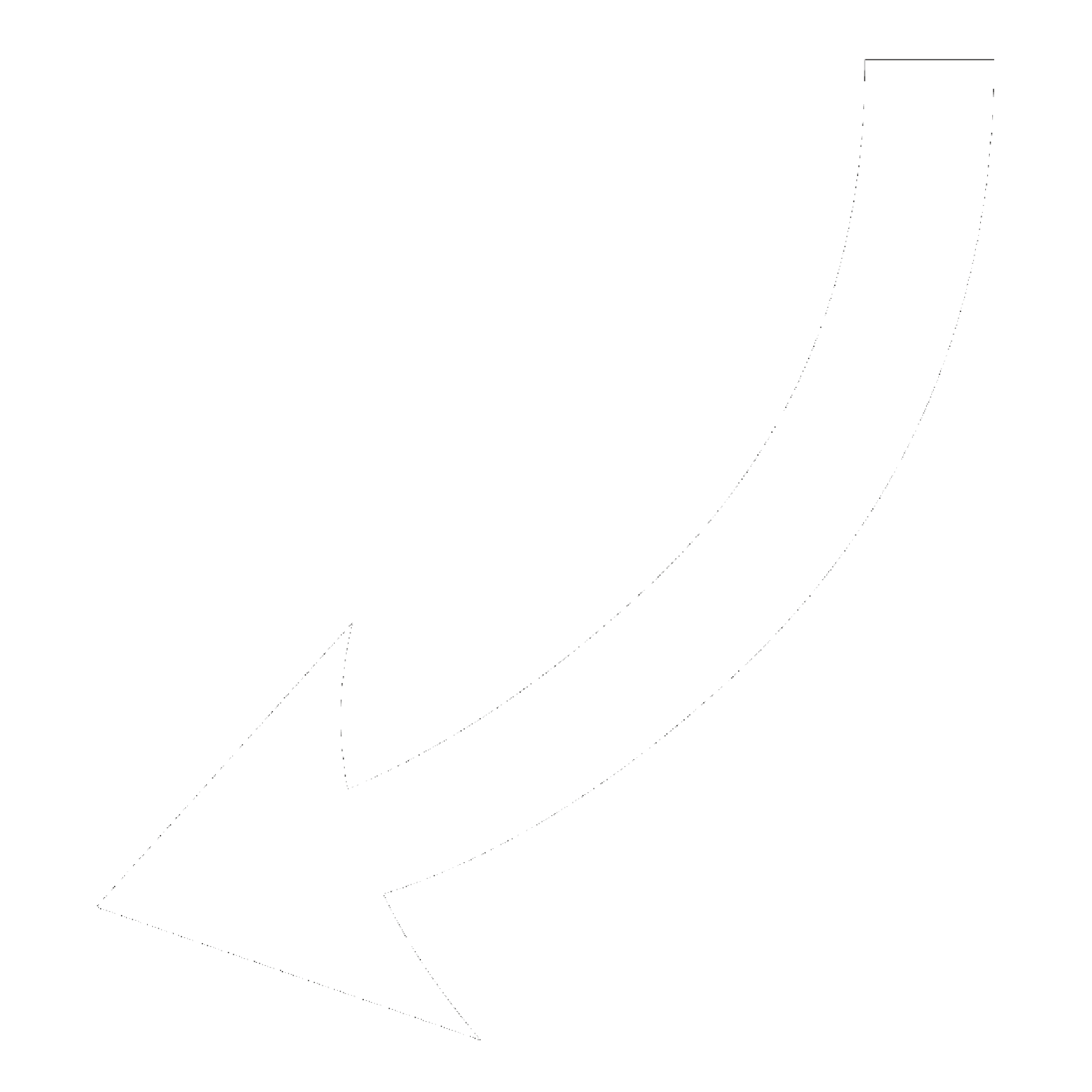 Flèche blanche pointant vers la gauche sur fond noir.