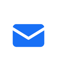Blue envelope icon