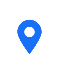 Blue location pin icon