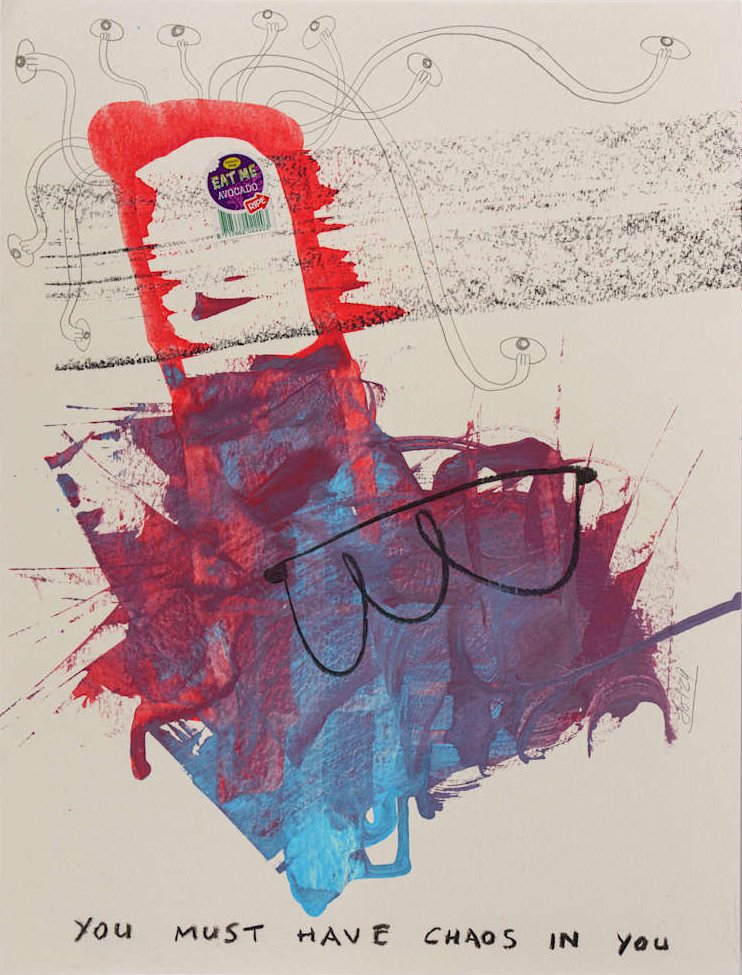 Washi Tape, 2024, mixed media on paper — 41 x 31cm. 