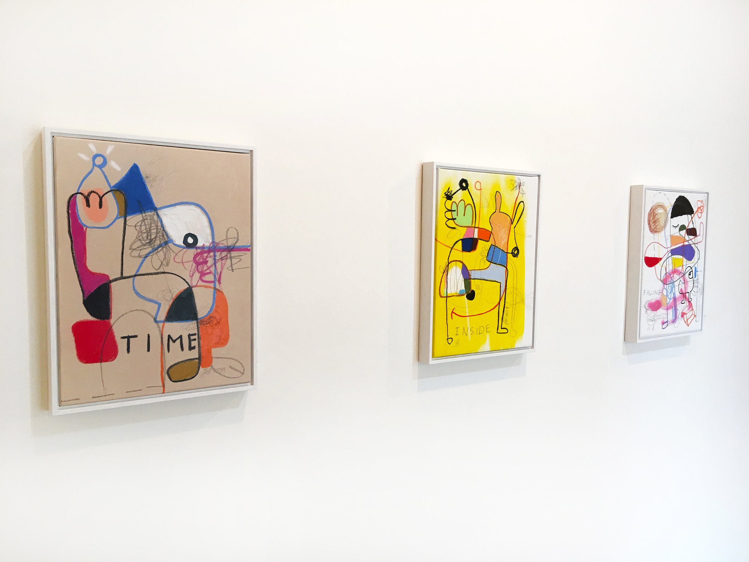 Installation view of "Time Is Always Nearly Up" (2019) at Weswal Gallery, Tamworth, Australia