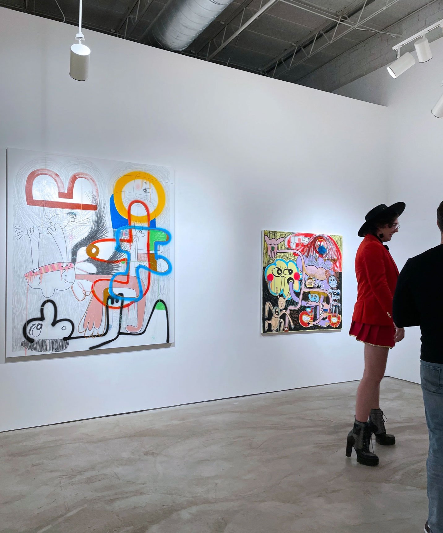 Installation view of "The Upside Down Bum" (2025) Alan Avery Art Company, Atlanta, USA.