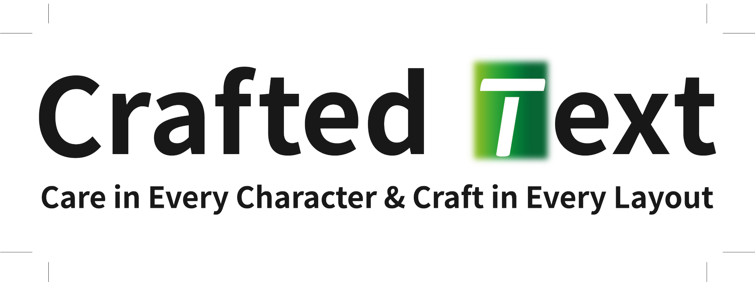 Crafted Text GmbH – Sprachdienstleistungen &amp; Layout aus einer Hand