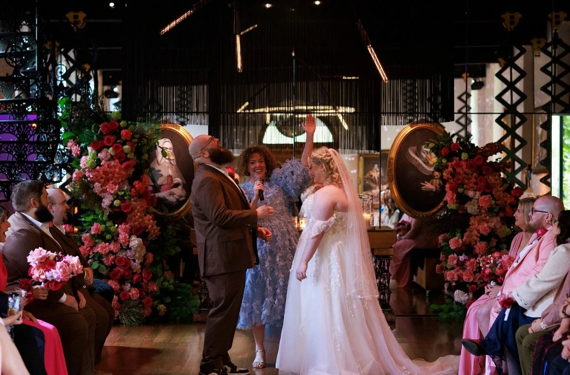 🌟🌟🌟🌟🌟 “Precious officiated my wedding to my beautiful wife, and I cannot imagine someone more perfect for us.
From the first meeting Precious completely understood the assignment, she brought an energy that matched Kaela and I completely.