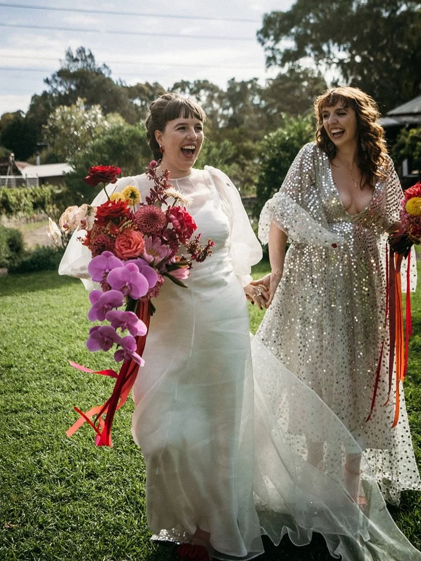 I fully recommend marrying your best friend/s. Both professionally and personally. 

Marrying Cat and Georgia was extra nerve wracking as @georgiawiggs had long been one of my favourite vendors in the wedding industry. BUT WHAT A PRIVILEGE! 💞💞💞

T