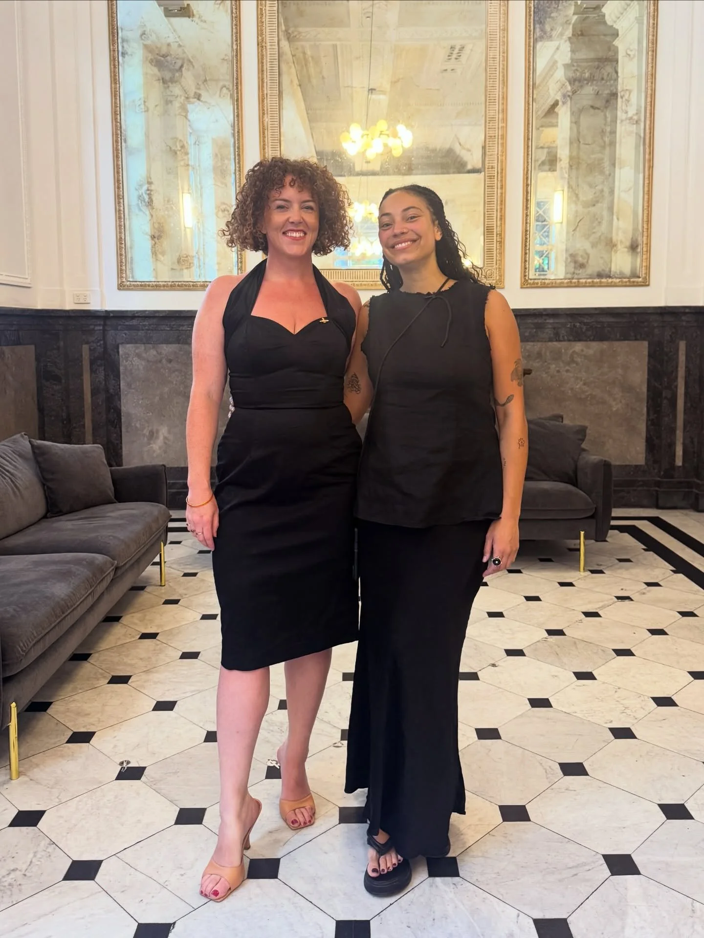 I&rsquo;ve been working with @nudoevents and @the.goodsmiths on weddings for yearrrrrrrs. But despite emailing @tiazakis sometimes on the daily, yesterday was the first time we got to work together in person. 

And what a day it was! Her and Joe were