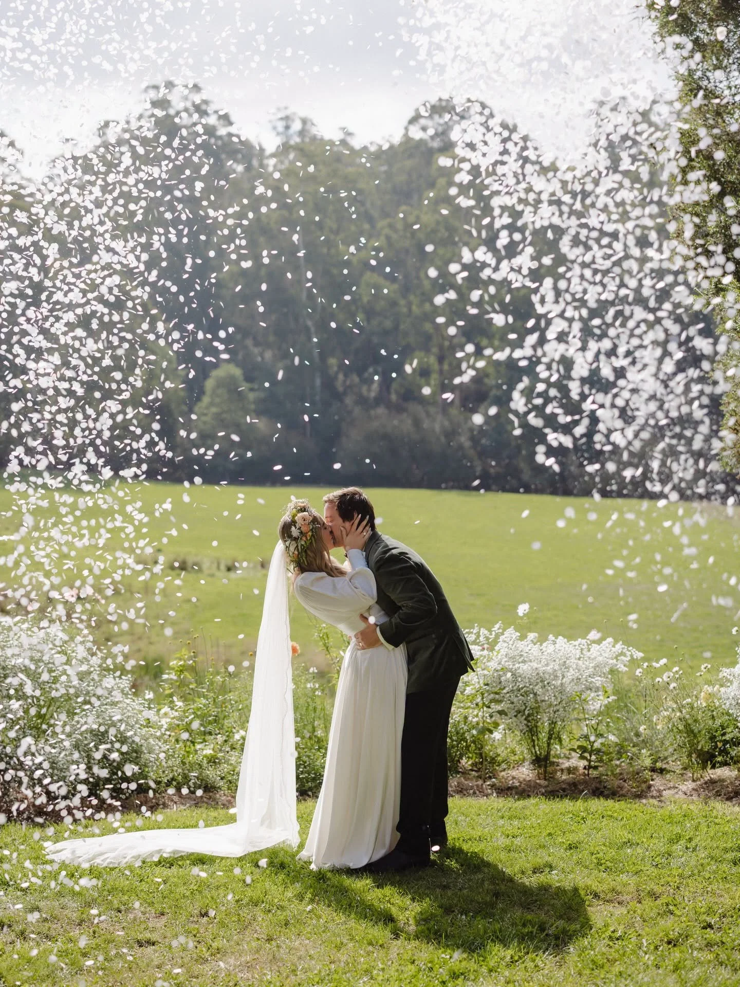 Mitch and Tils met the old-fashioned way, in real life, introduced through a friend who very much uncoincidentally was Mitch&rsquo;s best man Tom on their big day.
 
It was 2018 and Tils was turning 19. Tils and Tom had been to school together in the