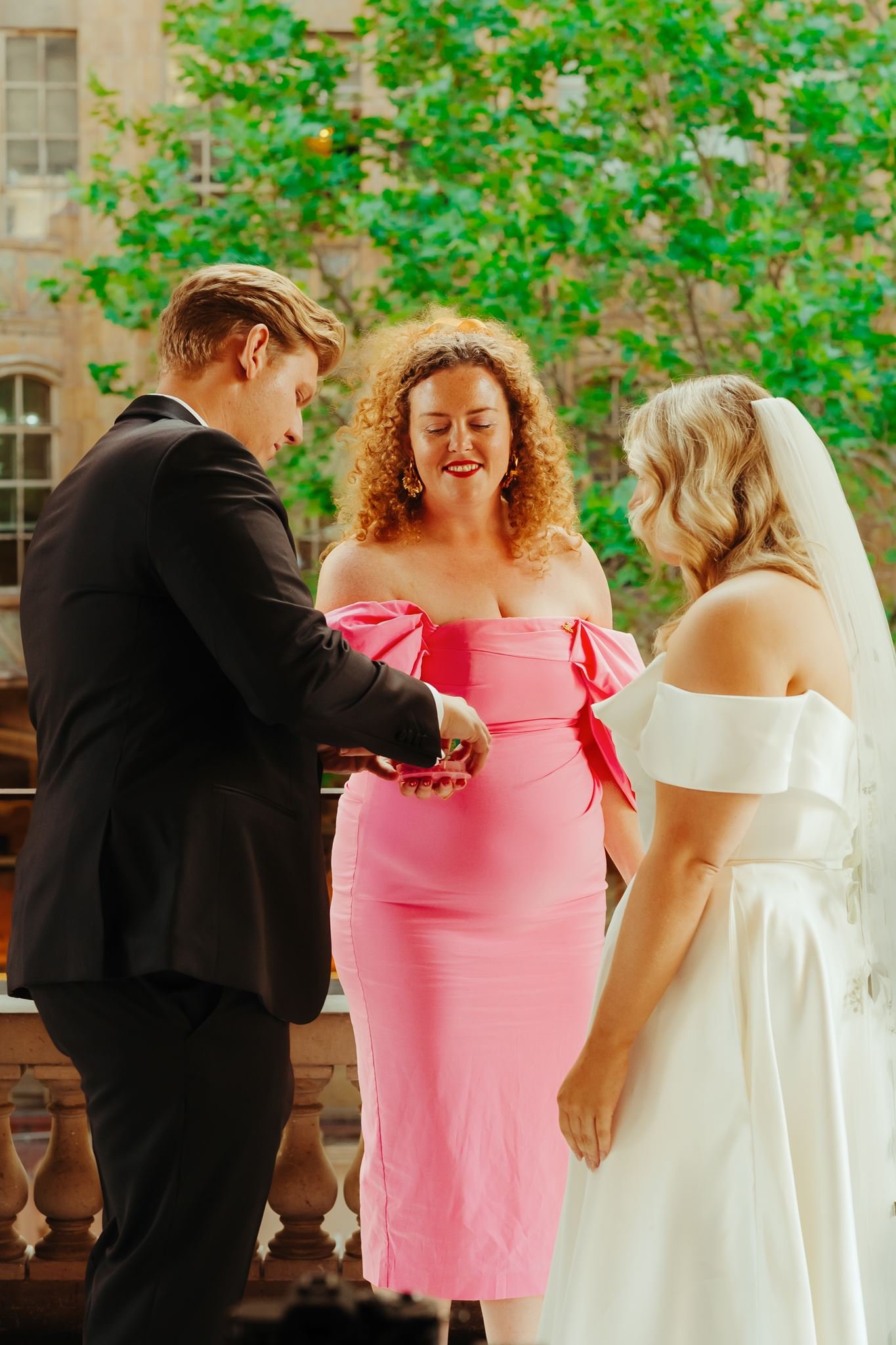 As a Marriage Celebrant I was able to officiate their wedding!