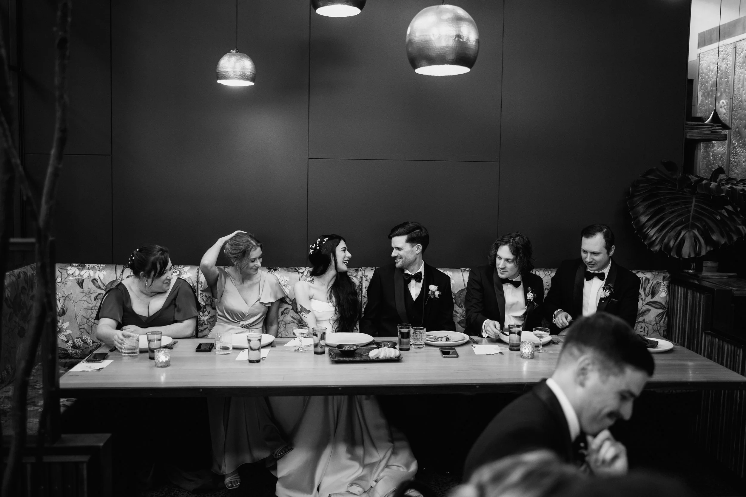 Maddy and Tom - a dark and delicious wedding at Rupert on Rupert, Collingwood.