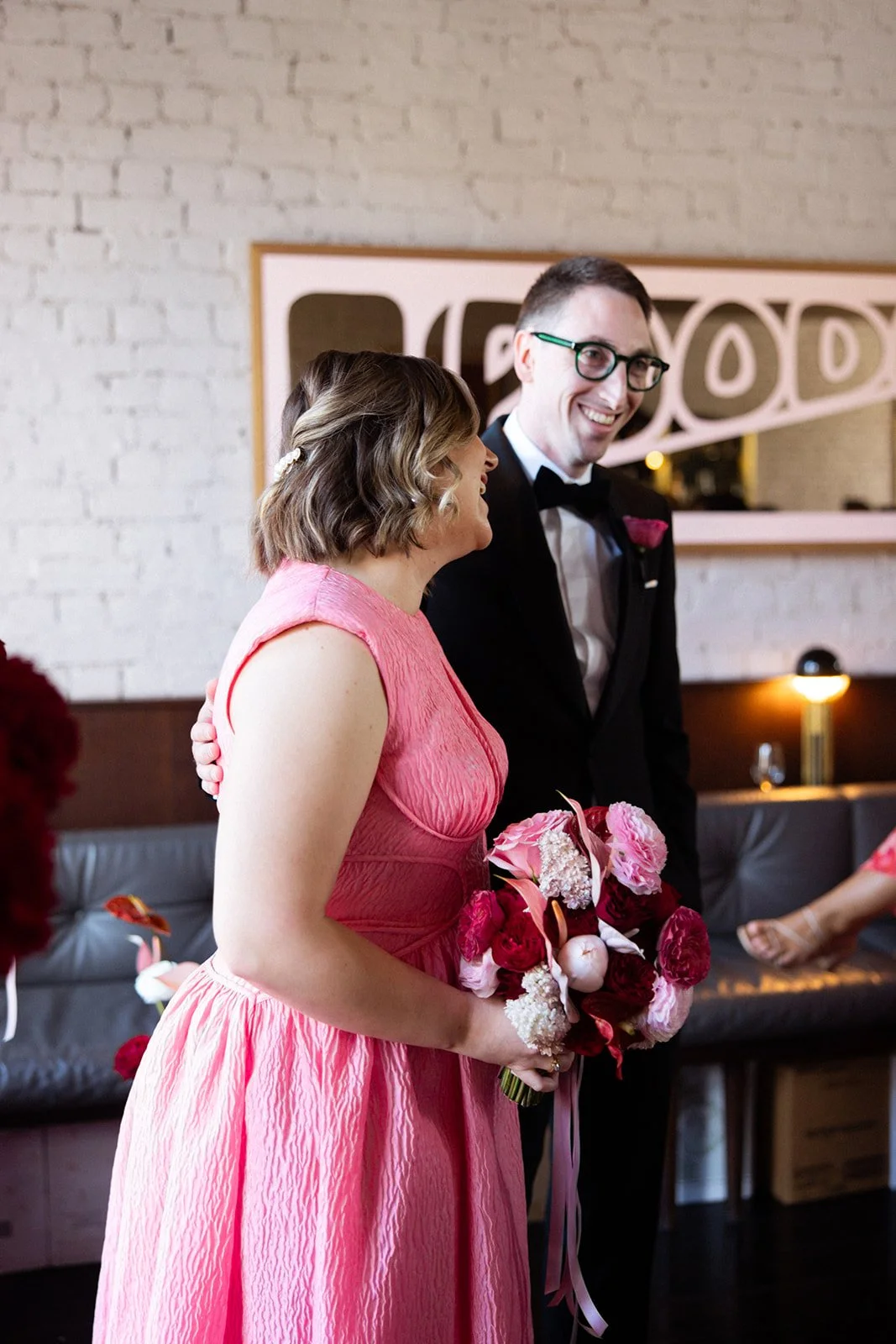 ally-simon-poodle-wedding-melbourne-pink-wedding-dress-smiles.jpg