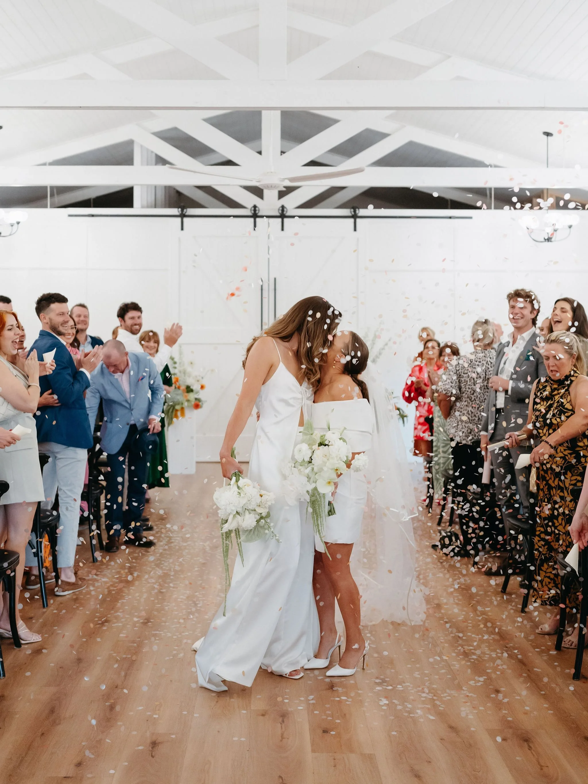 Soph and Meg&rsquo;s wedding is now up on my blog 🤩🤩

With photos by @allmywednesdays and set at @thefarmyarravalley, this was always going to be an all timer wedding for me! 

Originally I met Soph when I married her lifelong bestie Gab in one of 