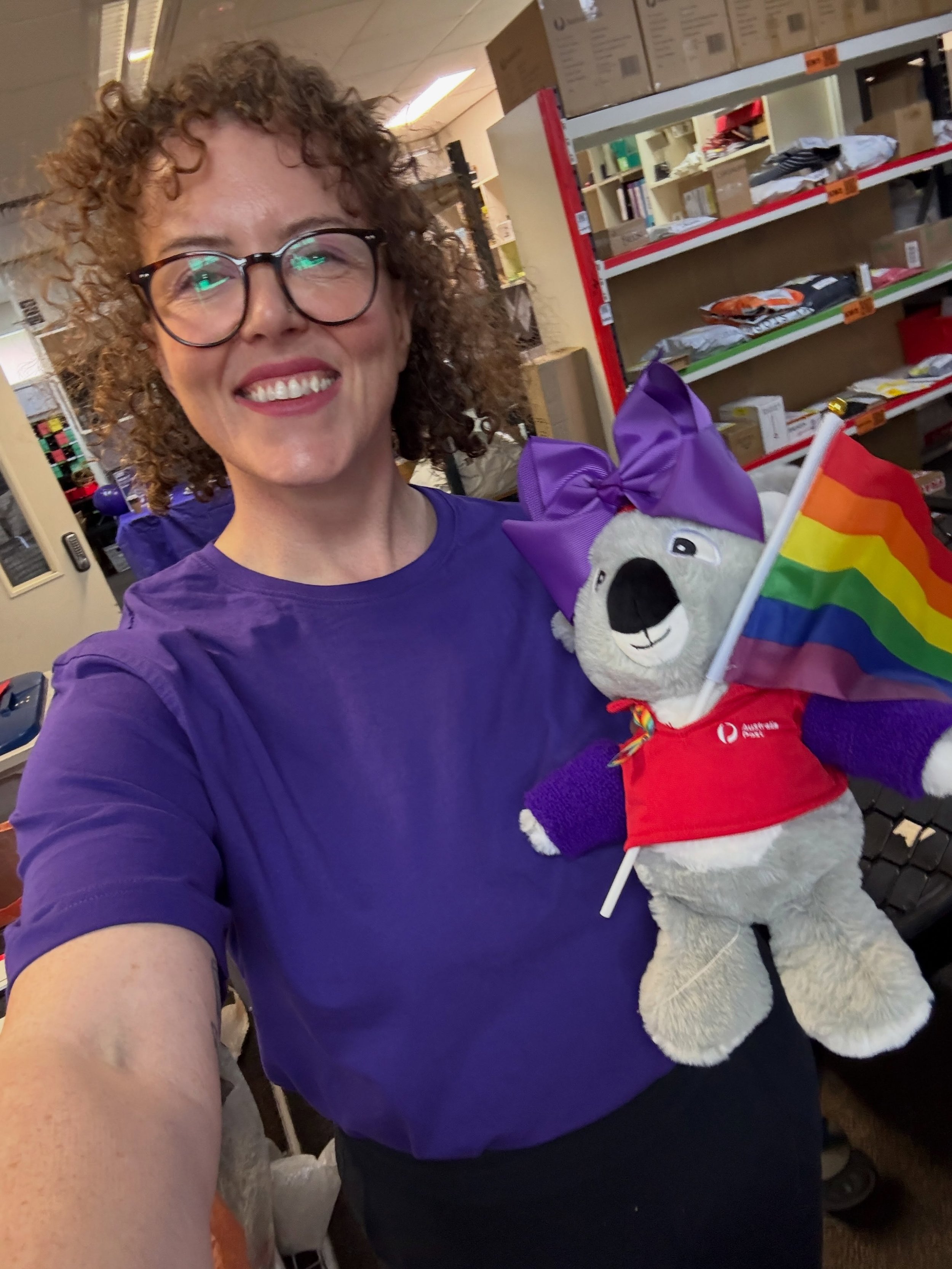 Wear it Purple Day at @auspost 💜

#wearitpurple #wearitpurpleday #auspost #auspostlife