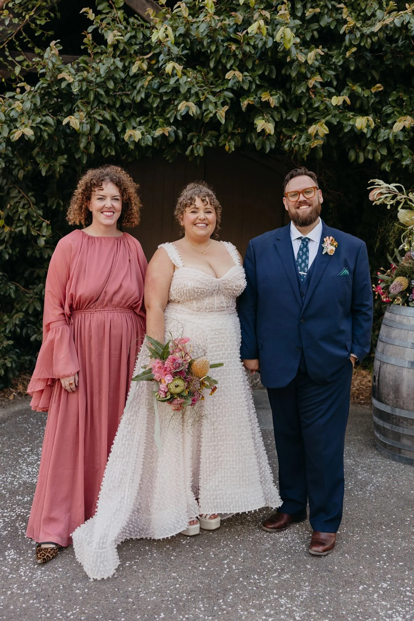 Marriage Celebrant Yarra Valley conducting ceremony at Inglewood Estate